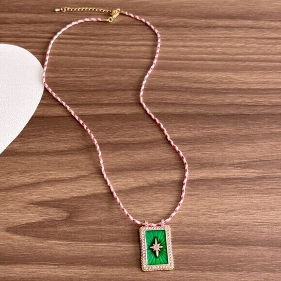 Boho star Necklace Q153 - Picture 4 of 8